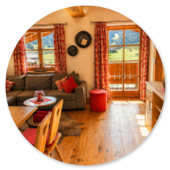 Idyllische Drei-Raum-Ferienwohnung Almgenuss im Gästehaus Schönfeld