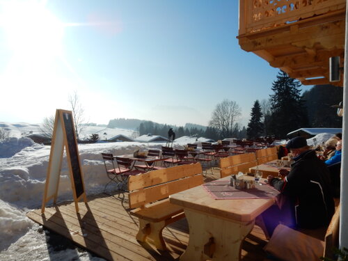 Stoaner Alm Reit im Winkl Einkehrschwung in der Stoaner Alm